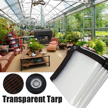 ⏳ ¡50 % de Descuento por Tiempo Limitado! ⏰ Lona Transparente Impermeable y Aislante de Alta Resistencia 🛡️🌧️
