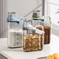 Contenedores de almacenamiento de alimentos transparentes y resistentes al agua