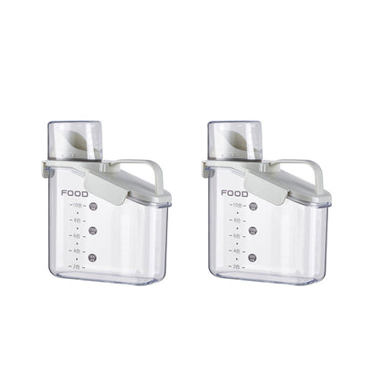 Contenedores de almacenamiento de alimentos transparentes y resistentes al agua