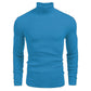 Sweater slim de cuello alto de punto para hombre de invierno