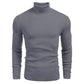 Sweater slim de cuello alto de punto para hombre de invierno