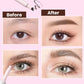 Crema natural para cejas con pincel angular