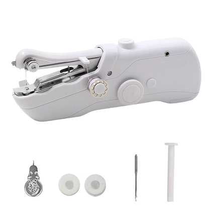 🧵 ¡50% DE DESCUENTO! ✨ Mini máquina de coser eléctrica – Ligera, portátil y fácil de usar – Ideal para principiantes, reparaciones y proyectos DIY 🪡