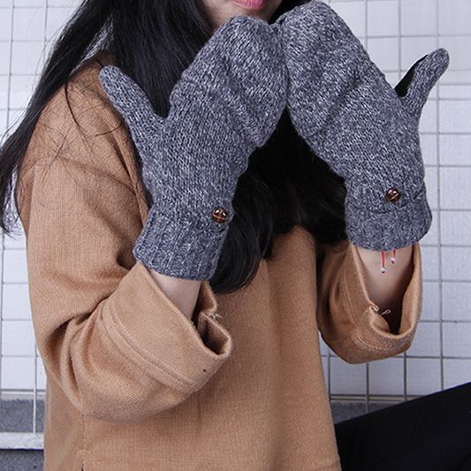 Manoplas unisex Guantes con dedos y solapa