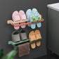 Estante plegable para zapatillas sin agujeros