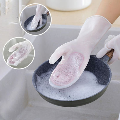 🧤️ Toque mágico: ¡Guantes de limpieza de PVC!