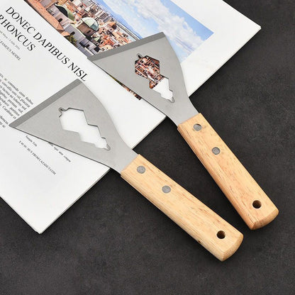 Espátula Multifunción con Mango de Madera