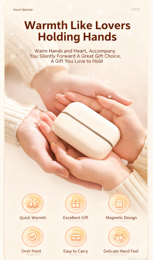 ⏳50% de descuento por tiempo limitado⏰ Nuevos calentadores de manos magnéticos recargables 2 en 1🔥