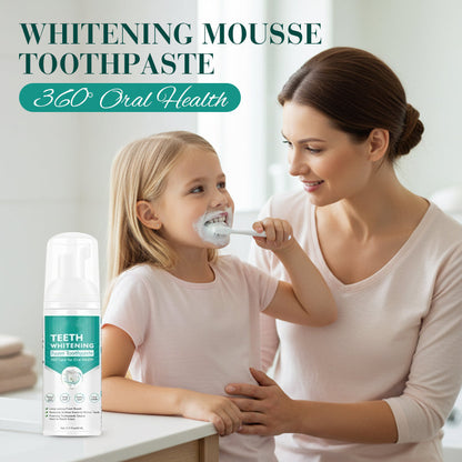Pasta dental en mousse blanqueadora para la salud bucal 360°