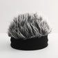 Gorra con Peluca Estilo Hip-Hop Unisex