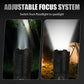 Linterna LED recargable P50 con zoom ajustabl