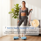 🔥 ¡50% DE DESCUENTO AHORA! Máquina compacta de step con giro para cardio – entrenamiento de cuerpo completo de doble acción con bandas de resistencia ✨💪