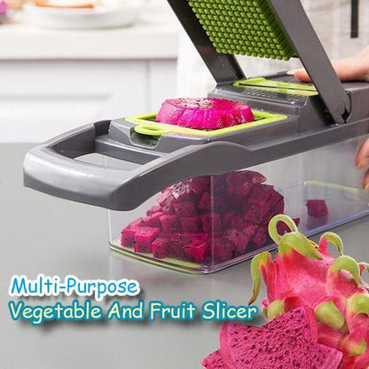🎊 Set de 16 piezas 🎊 Cortador multifuncional de verduras y frutas