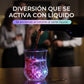 Vaso con Luz LED que se Activa con Líquido