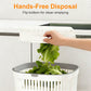 🥦¡50% DE DESCUENTO!🍅Cesta Escurridora Plegable para Fregadero con Colgador para Grifo