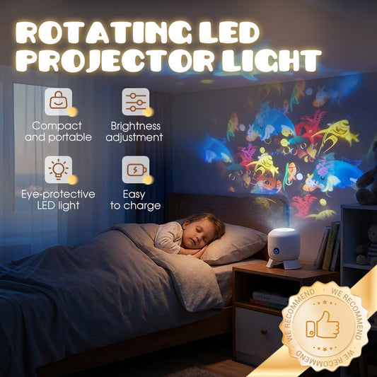 Lámpara proyectora LED con rotación dinámic