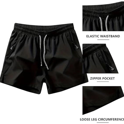 🏆 Mejor venta de 2026 | Shorts deportivos con tecnología de secado rápido | Bolsillos con cremallera para lo esencial 📱