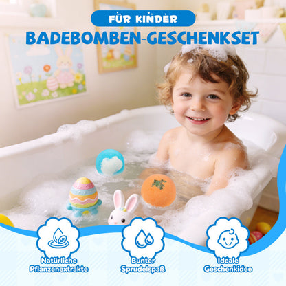🔥 ¡OFERTA DE PASCUA 70% OFF! ⚡ ¡Más de 50,000 vendidos! 🎁🛁 Set de bombas de baño para niños
