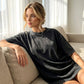 Camiseta oversize con lavado vintag