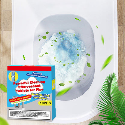 🔥50% DE DESCUENTO ❤️ Pastillas Efervescentes de Limpieza Potente para Tuberías – Disuelven Rápidamente Atascos de Cabello y Grasa, Eliminan Malos Olores y Ayudan a Mantener Desagües, Fregaderos, Inodoros y Sumideros Limpios