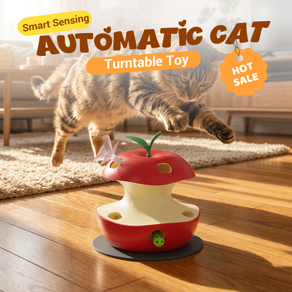 🎉🔥 Oferta por tiempo limitado 50% de descuento – Juguete giratorio automático para gatos con sensor inteligente
