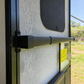 Manija de aluminio para puerta mosquitera de autocaravana