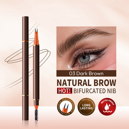 🎁 ¡Oferta por tiempo limitado! Compra 2 y llévate 1 gratis ✨ Lápiz líquido para cejas de doble punta con aplicador de 2 horquillas