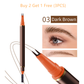 🎁 ¡Oferta por tiempo limitado! Compra 2 y llévate 1 gratis ✨ Lápiz líquido para cejas de doble punta con aplicador de 2 horquillas