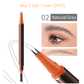 🎁 ¡Oferta por tiempo limitado! Compra 2 y llévate 1 gratis ✨ Lápiz líquido para cejas de doble punta con aplicador de 2 horquillas