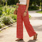 ⏳Especial por tiempo limitado: 50 % de descuento ⏰Pantalones anchos de cintura alta con fruncido para mujer👖