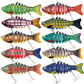 🎣 ¡50% DE DESCUENTO! 🐟 Señuelo de pesca natatorio biónico multisegmentado – Movimiento realista, diseño atractivo e ideal para capturar peces grandes 🌊