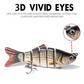 🎣 ¡50% DE DESCUENTO! 🐟 Señuelo de pesca natatorio biónico multisegmentado – Movimiento realista, diseño atractivo e ideal para capturar peces grandes 🌊
