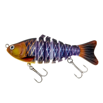 🎣 ¡50% DE DESCUENTO! 🐟 Señuelo de pesca natatorio biónico multisegmentado – Movimiento realista, diseño atractivo e ideal para capturar peces grandes 🌊