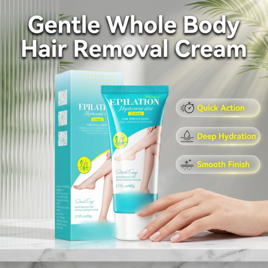 🔥¡OFERTA CALIENTE 50 % DE DESCUENTO! Crema depilatoria suave con ácido hialurónico