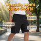 Pantalones cortos cargo casuales para hombre con cintura elástica
