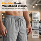 Pantalones cortos cargo casuales para hombre con cintura elástica
