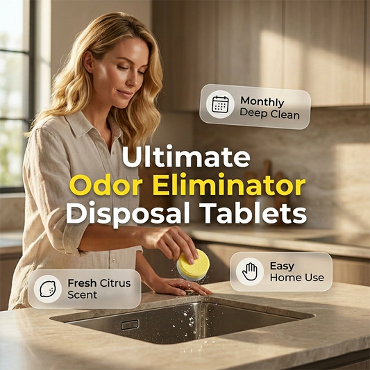 Tabletas limpiadoras y desodorantes para triturador de basura