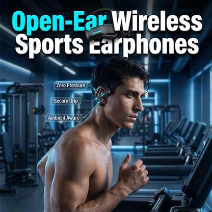 Auriculares gaming de conducción ósea de oído abierto
