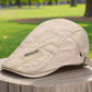 Gorra plana ajustable y transpirable para hombre