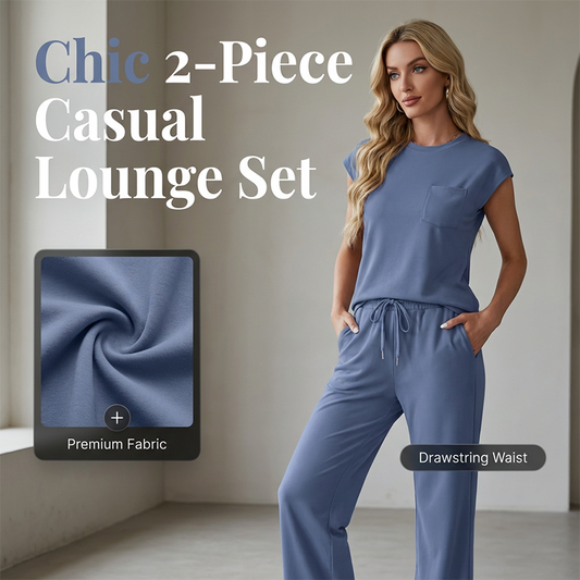 Conjunto casual de 2 piezas para mujer