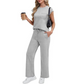 Conjunto casual de 2 piezas para mujer