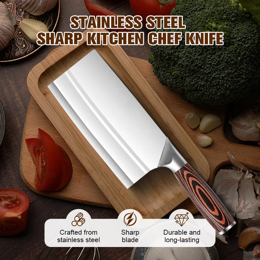 Cuchillo de chef de cocina premium de acero inoxidable