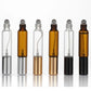 4PCS 10ml Essential Oil Roller Sprayer Dual-head Bottle