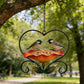 🐦 50% OFF NOW! 💖 Heart-Shaped Bird Feeder – Floral Design, Hanging, Rust-Resistant & Perfect for Backyard or Balcony 🏡