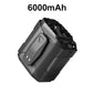 Ventilador de cintura multifuncional de 6000 mAh con 100 velocidades y linterna