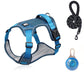 🐕 ¡50% DE DESCUENTO! 🔦 Arnés antitirones para perro con correa y collar LED – reduce la presión, nylon suave y perfecto para paseos nocturnos y entrenamiento 🌙