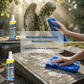 Spray de restauración y limpieza para lápidas