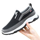 Zapatos de caminar transpirables sin cordones para hombre