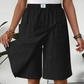 Falda pantalón casual para mujer con cintura elástica cruzada