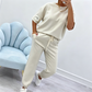 💥NUEVA OFERTA TOP💥 Conjunto casual para mujer de top de manga corta y pantalón